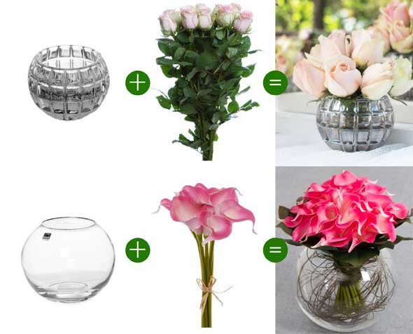 6 Best Glass Vase Shapes For Flower, Low Round Flower Vases