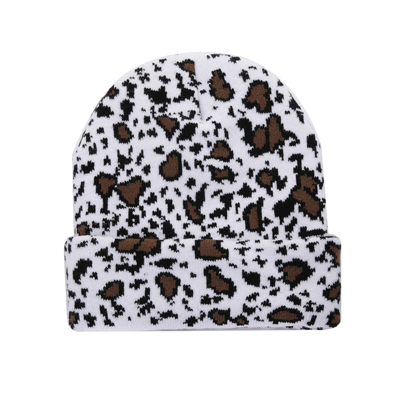 Cow Print Beanie