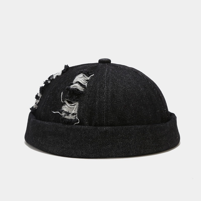 Denim Brimless Hat