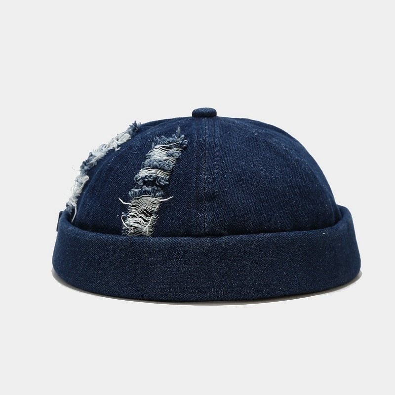 Denim Brimless Hat