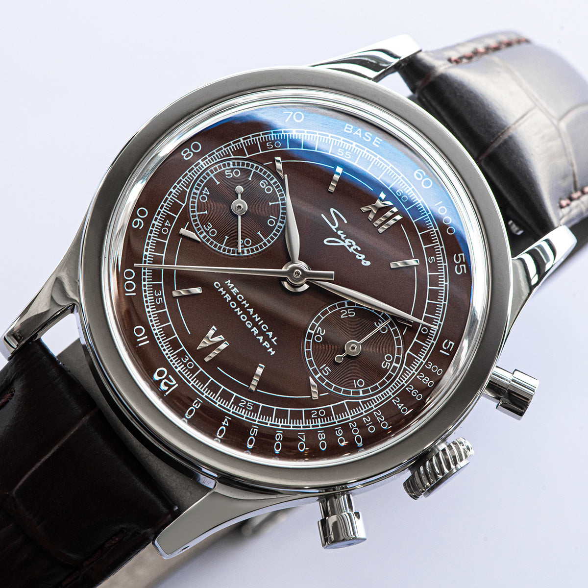 Chrono Heritage 411 SU1901BRS Brown Dial