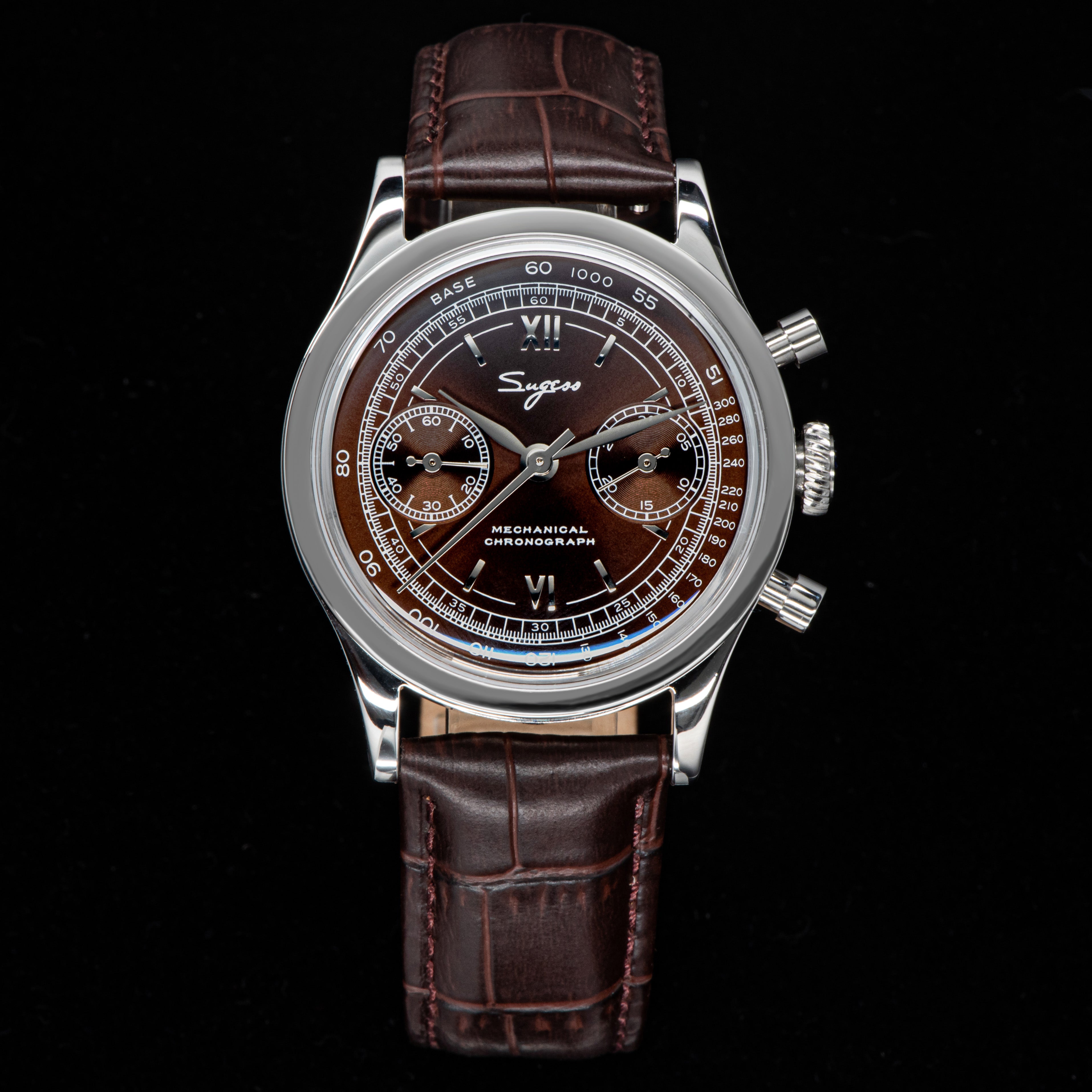 Chrono Heritage 411 SU1901BRS Brown Dial