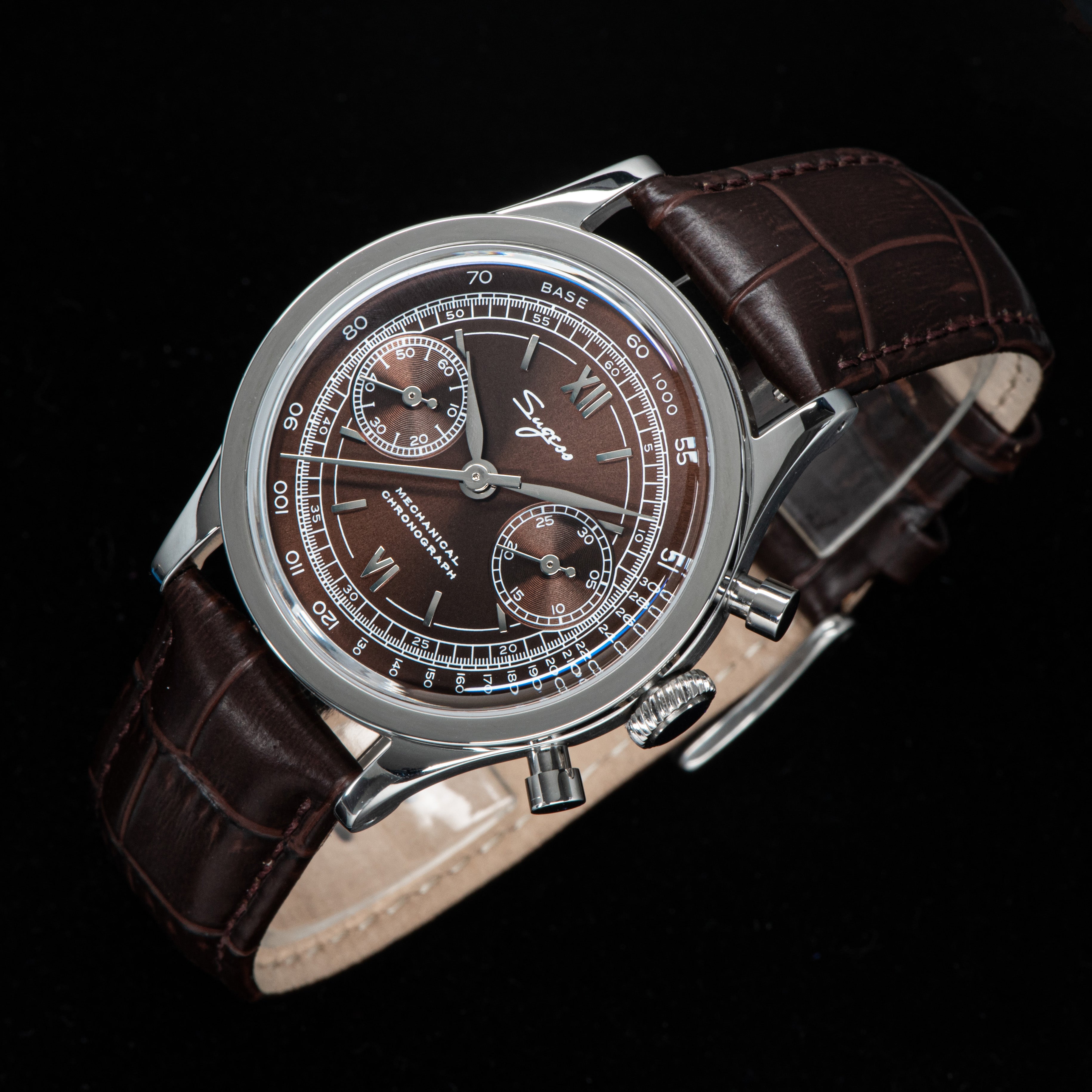 Chrono Heritage 411 SU1901BRS Brown Dial