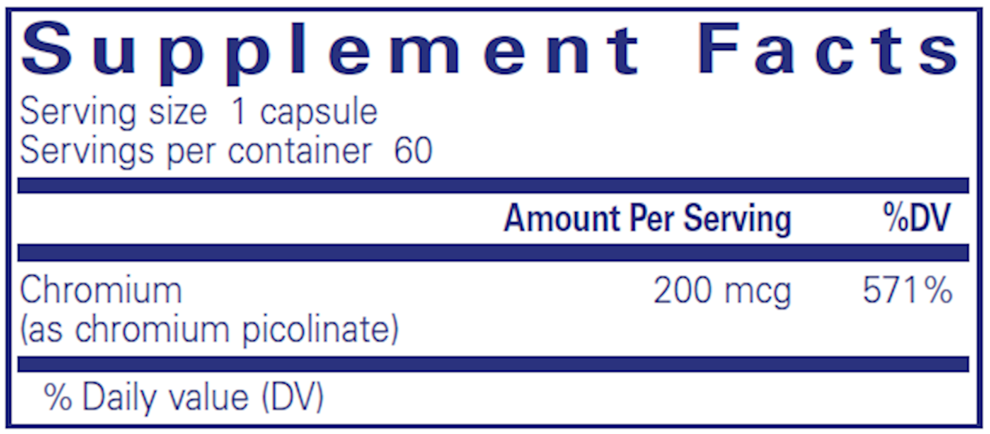 Chromium (picolinate) 200 mcg 180 vcaps