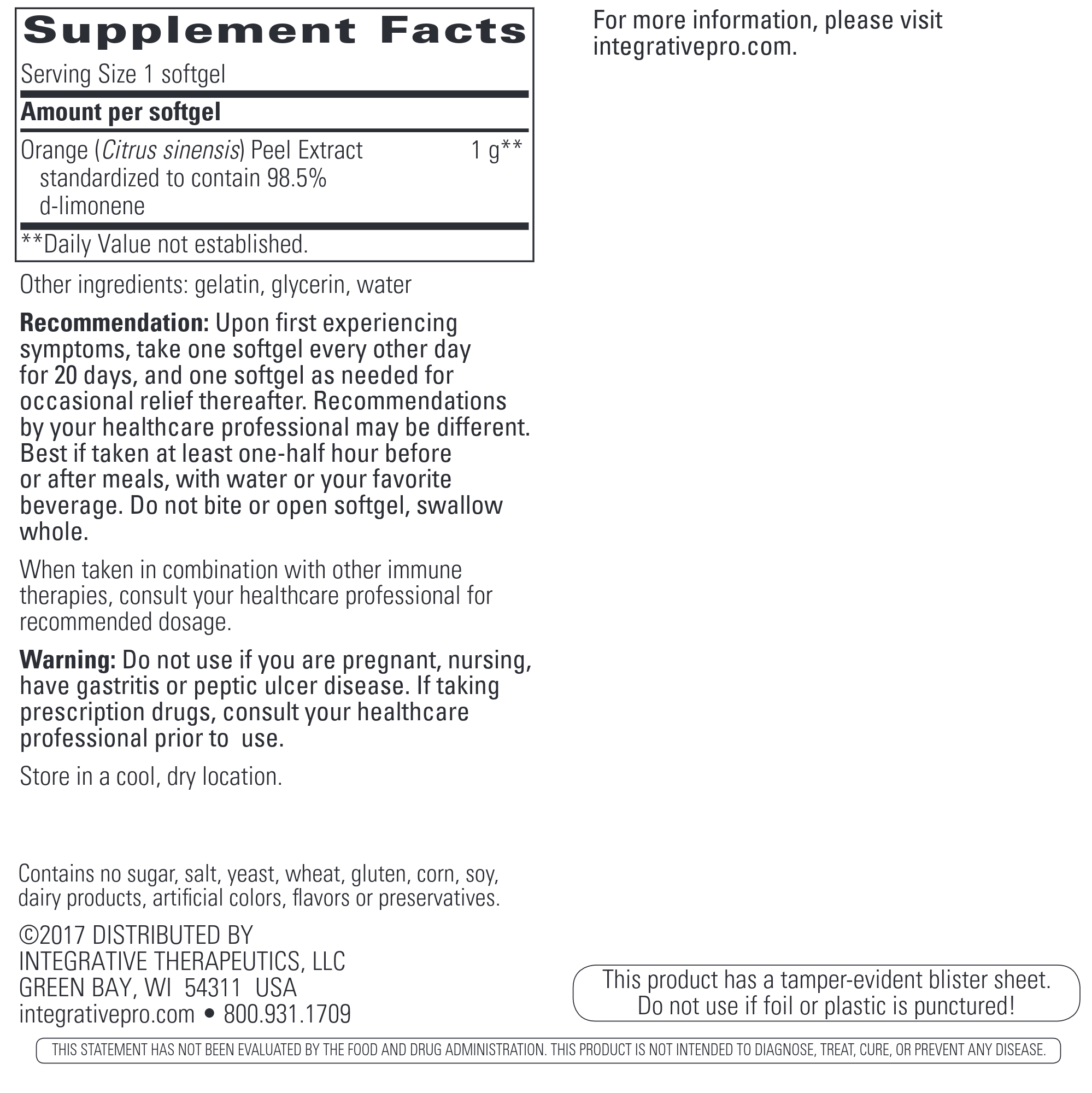 D-Limonene 10 gels