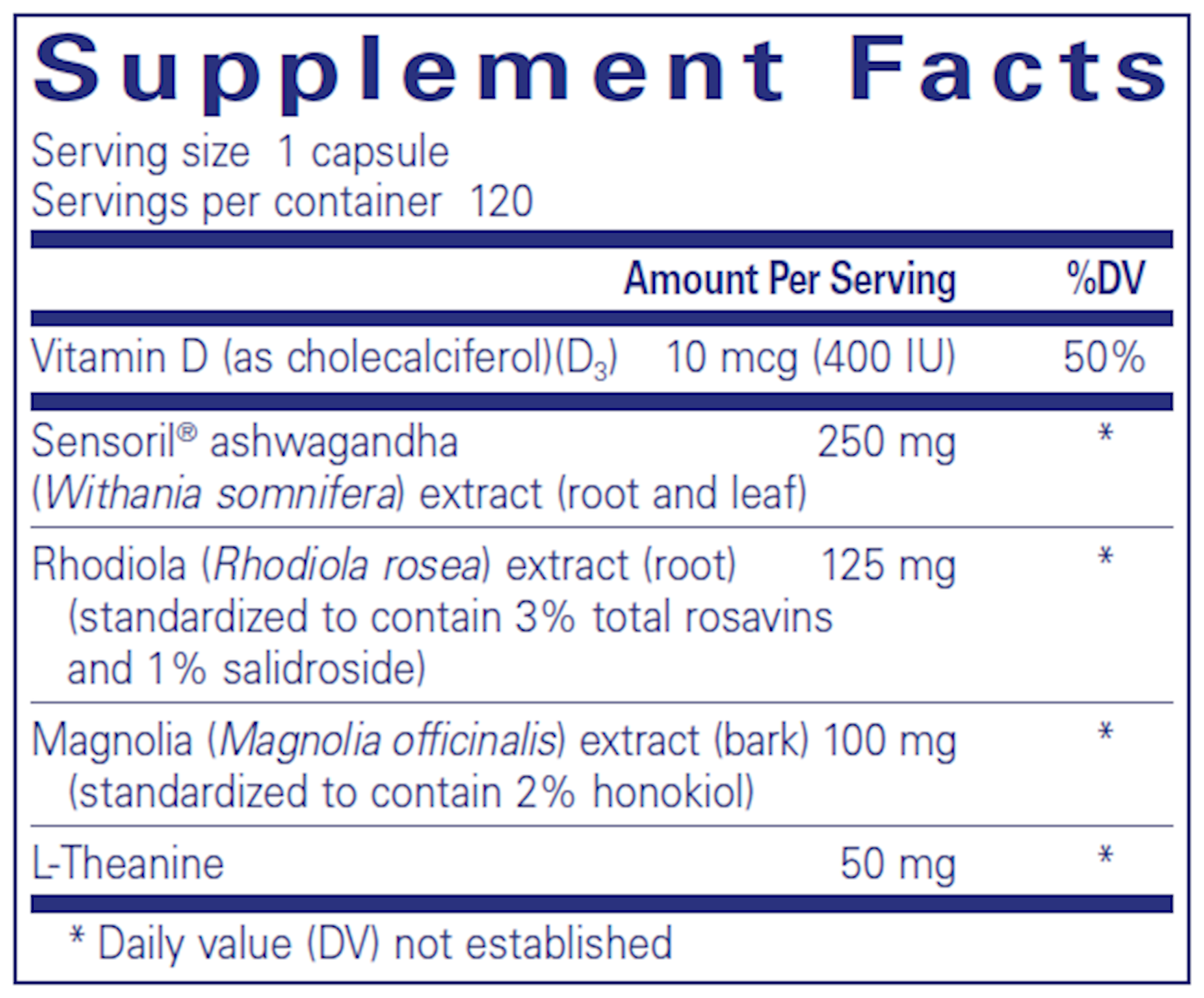 Cortisol Calm 120 vegcaps