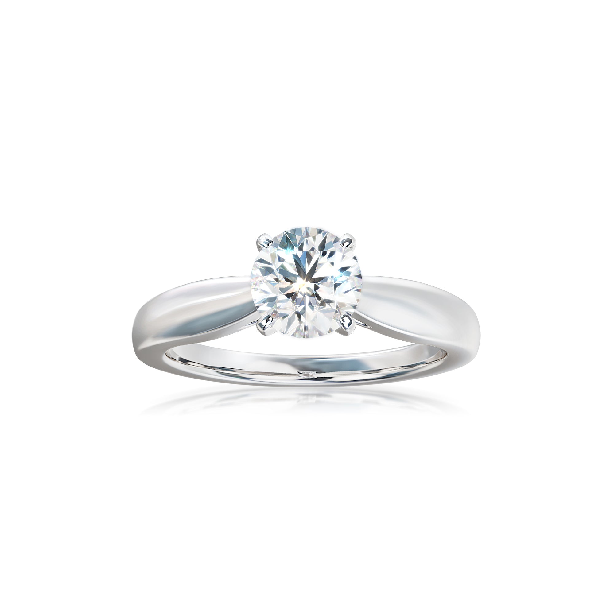 Lab Grown Diamond Solitaire Engagement Ring