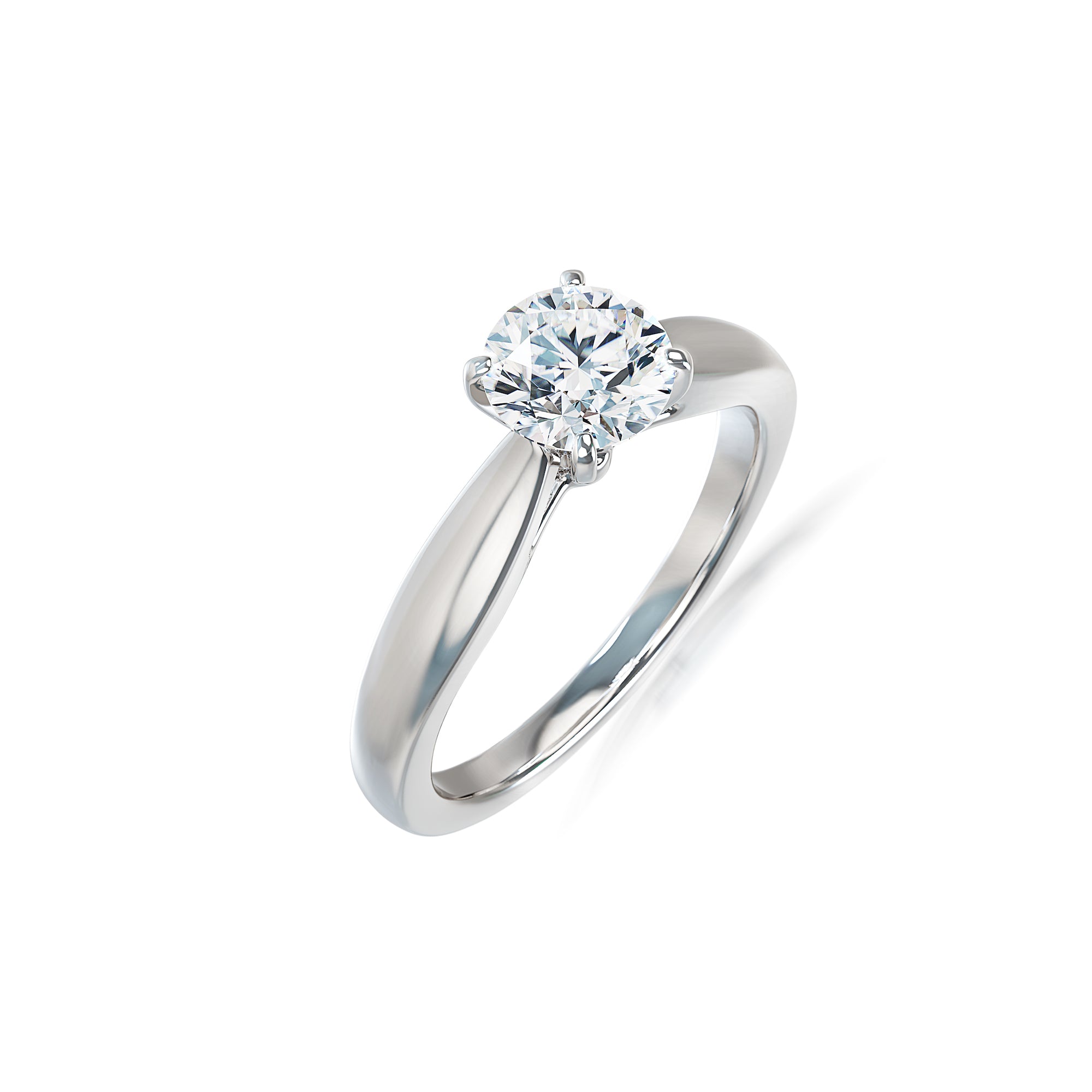 Lab Grown Diamond Solitaire Engagement Ring