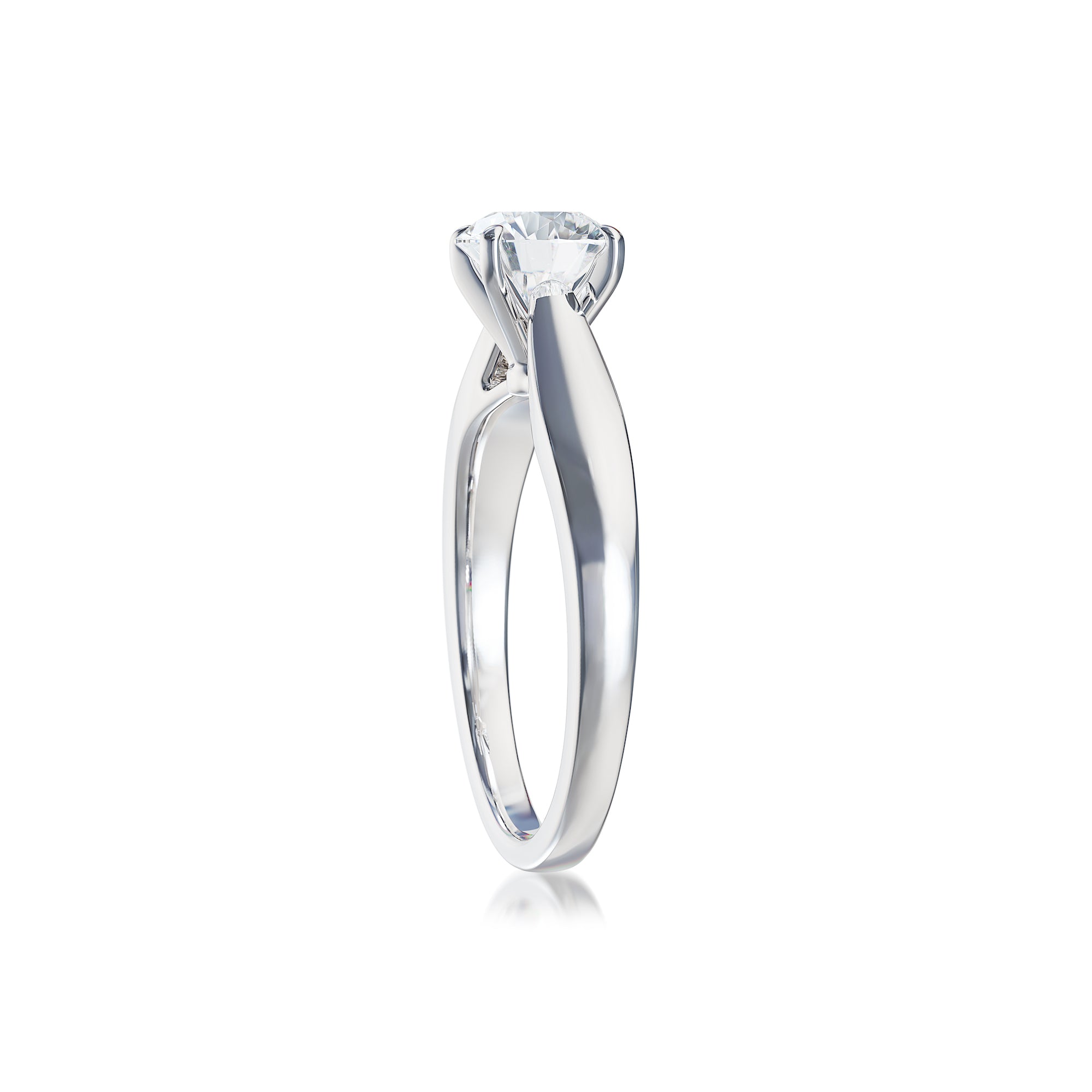 Lab Grown Diamond Solitaire Engagement Ring