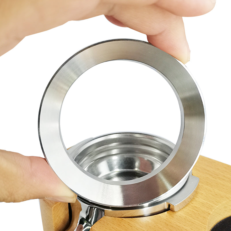 Stainless Steel Intelligent Dosing Ring Brewing Bowl Coffee Powder