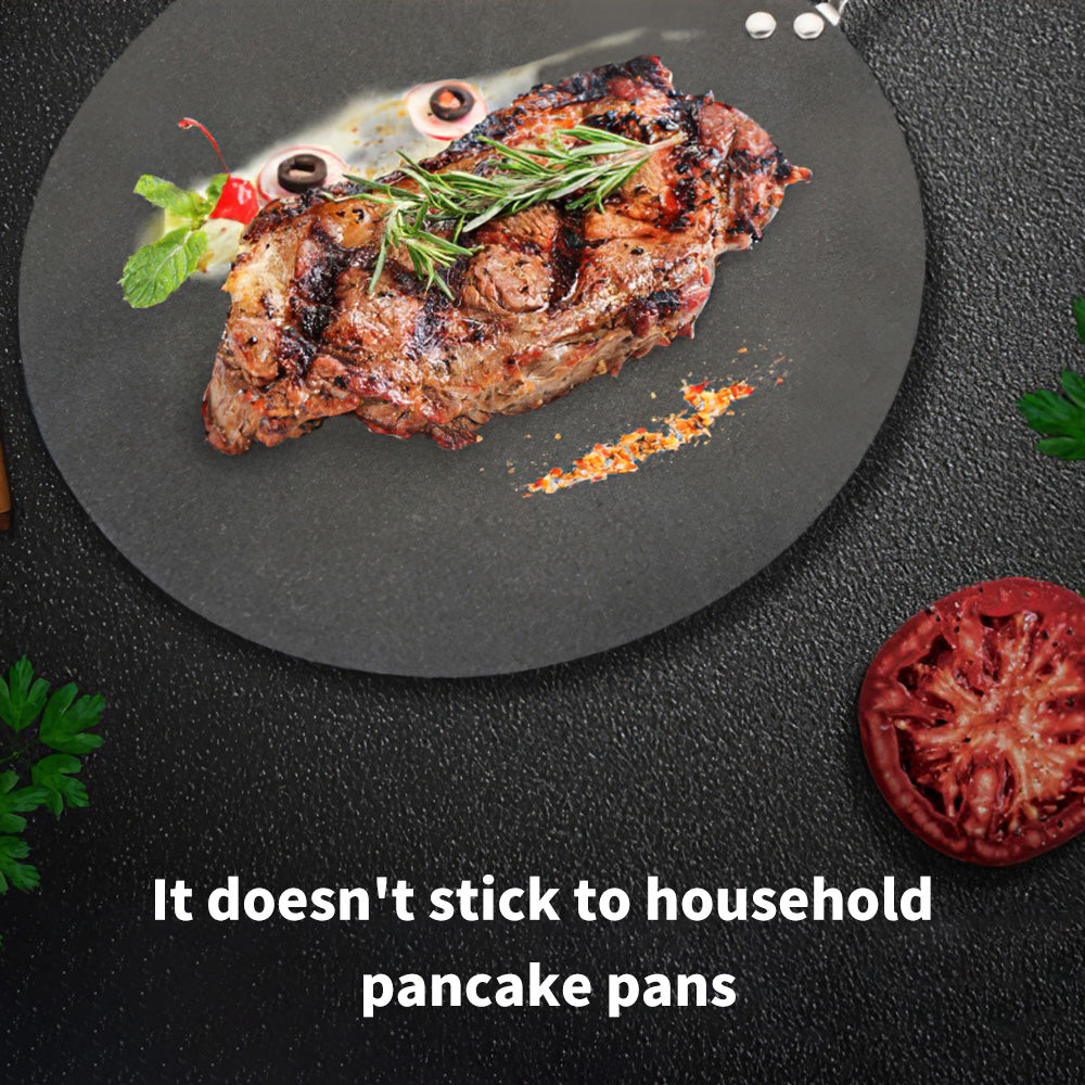 Non-Stick Pan Iron Round Griddle Non-Stick Crepe Pan for Frying Pan