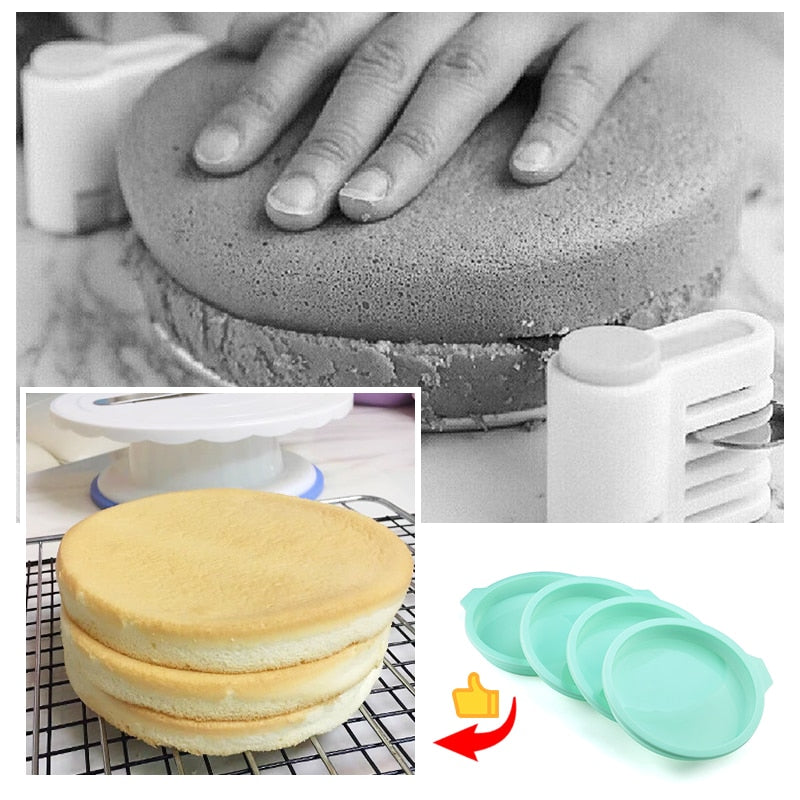 Layered Round Shape Mold Kitchen Bakeware Baking Mold Baking Pan Tools