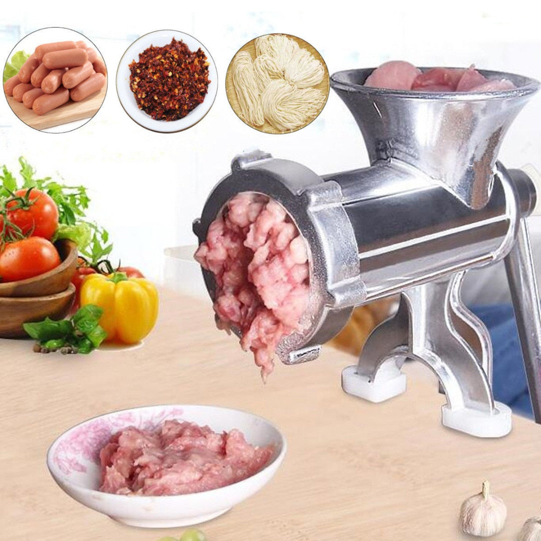 Manual Aluminum Alloy Meat Grinder Sausage Maker Grinder