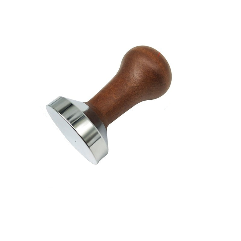 Coffee Tamper Wooden Handle Barista Espresso Maker Handmade Grinder