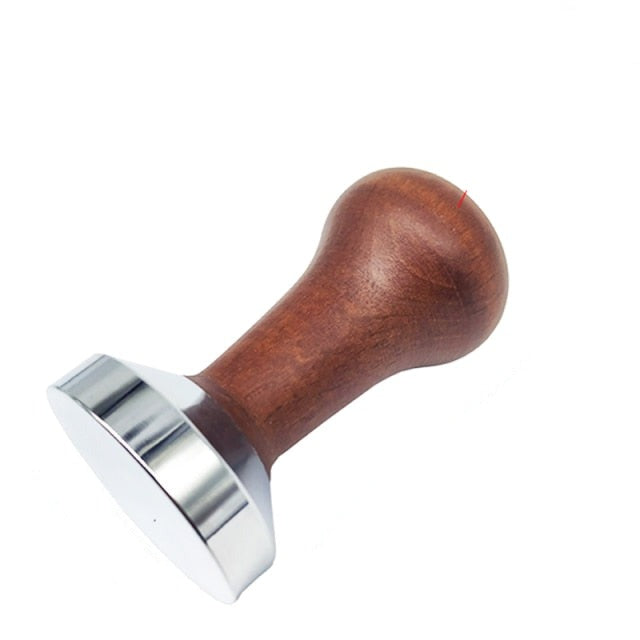 Coffee Tamper Wooden Handle Barista Espresso Maker Handmade Grinder