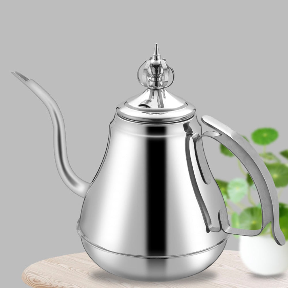 Stainless Steel Coffee Drip Pot Gooseneck Kettle Tea Maker With Filter