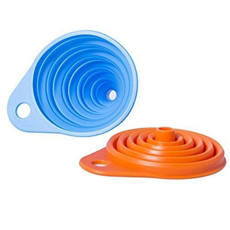 Collapsible Kitchen Funnel for Liquid Transfer