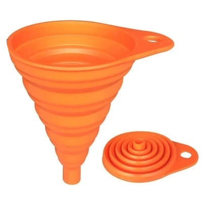 Collapsible Kitchen Funnel for Liquid Transfer