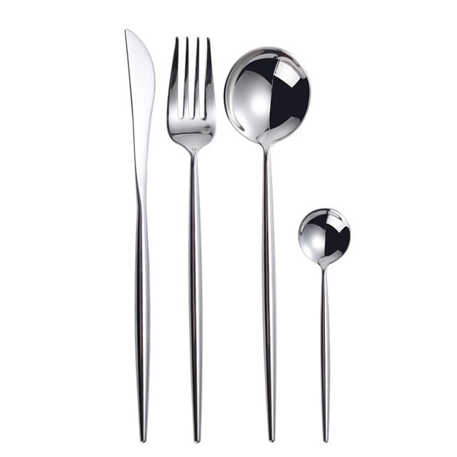 Cutlery Knives Forks Spoons Set