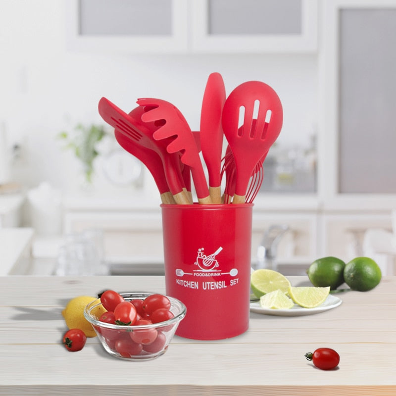 Kitchenware Cooking Utensil Set Heat Resistant Kitchen Cooking Utensil