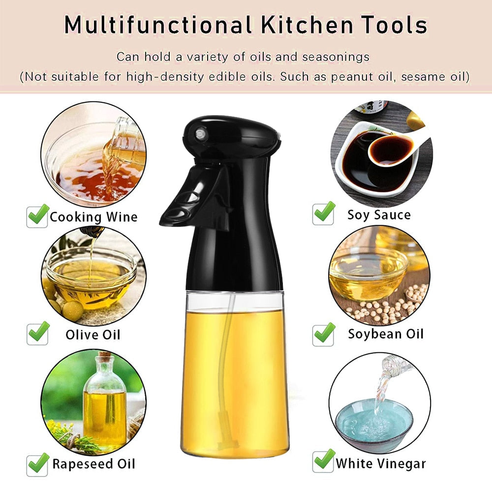 Oil Bottle Kitchen Oil Spray Bottle Cooking Baking Vinegar Sprayer