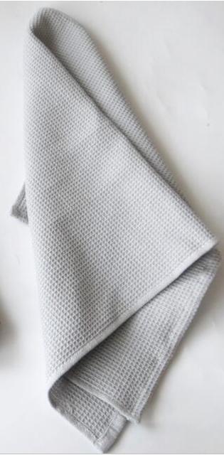 4pcs Cotton Table Napkins Cotton Kitchen Waffle Pattern Tea Towel