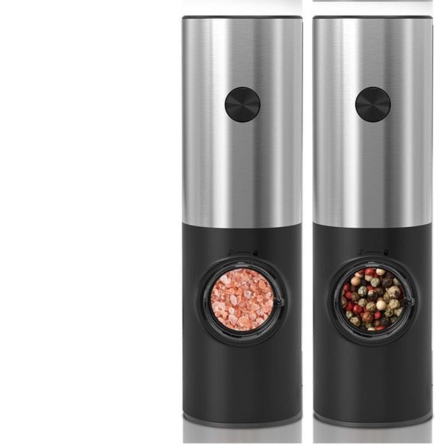 Electric Automatic Mill Pepper And Salt Grinder With LED Light