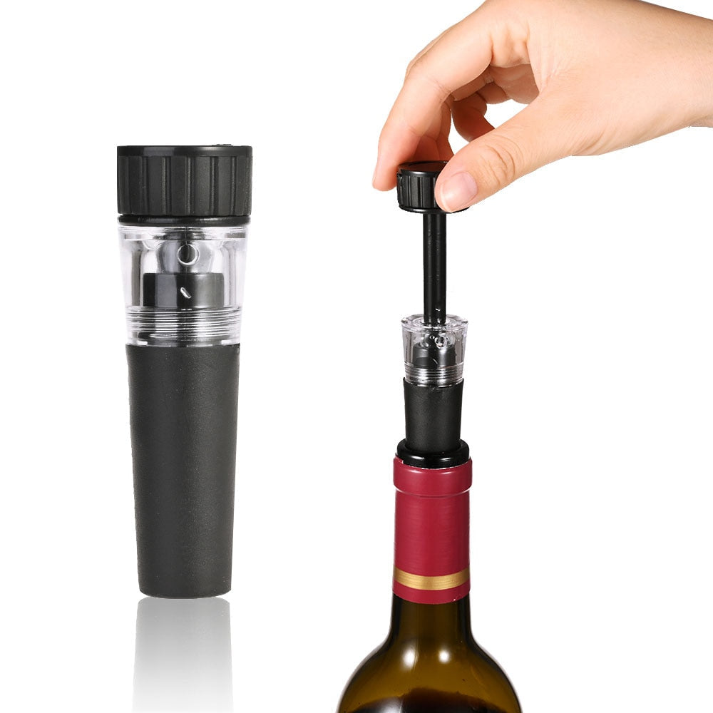 Air Pump Bottle Opener Air Pressure Vacuum Stopper Beer Lid Opener