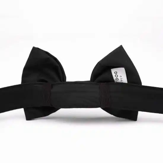 Onyx Dog Bow Tie