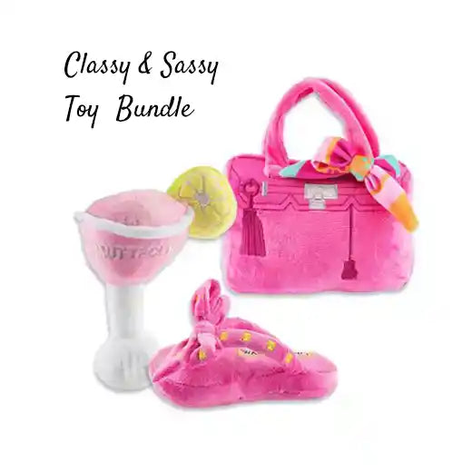 Classy & Sassy Dog Toy Bundle