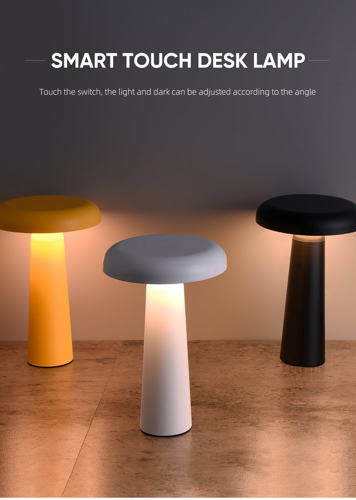 Desk Lamp Touch Control Rechargeable Battery LED Bulbs