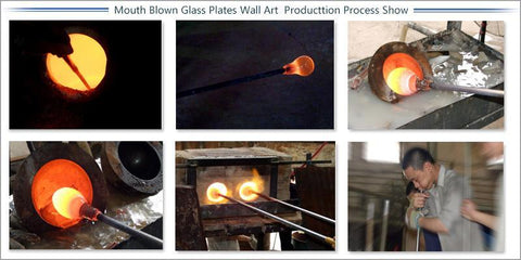 mouth blown glass process