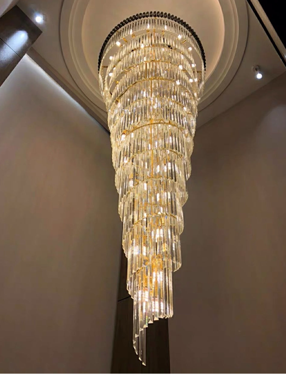 Luxury Modern Chandelier Large Size Crystal Pendants For Living Room