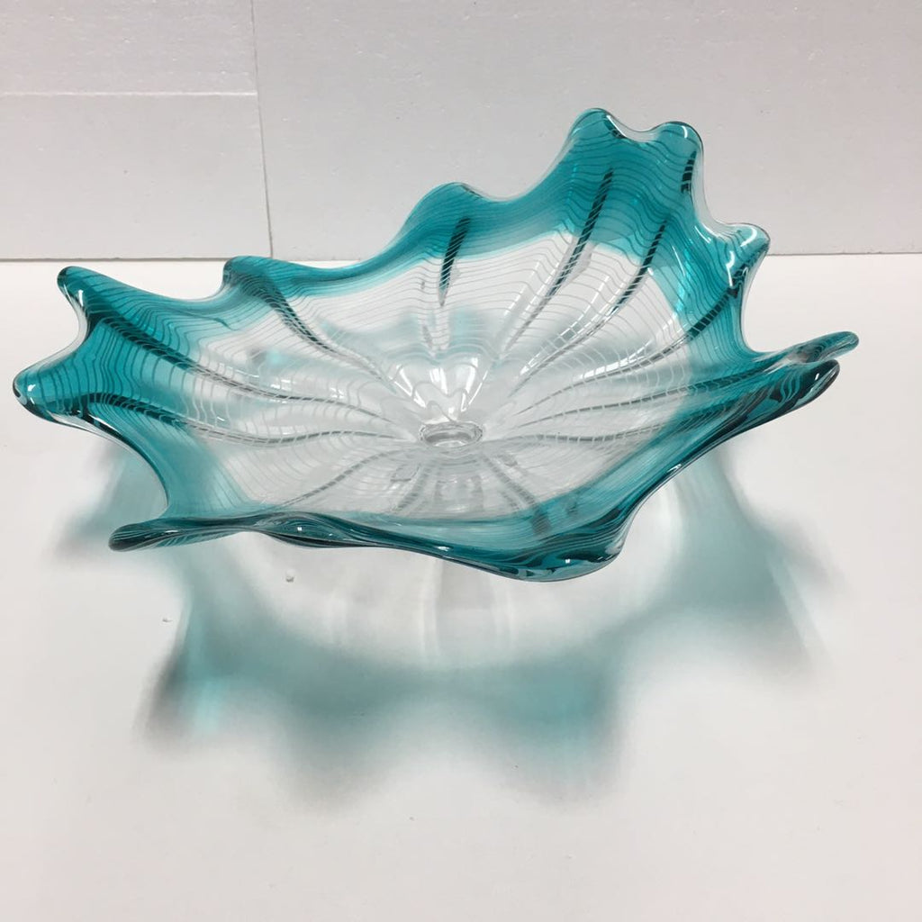 Hand Blown Murano Glass Wall Plates Wall Flowers Wall Decor for Wall Decoration
