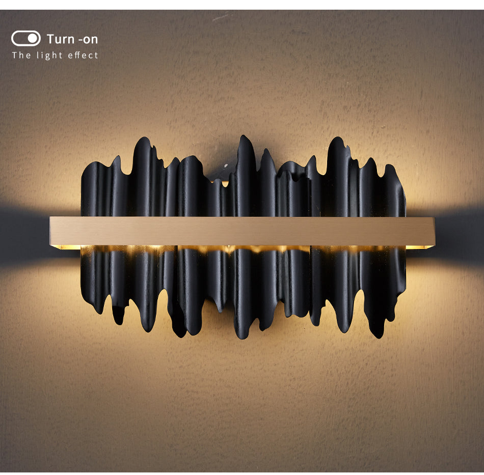Modern Black Metal LED Wall light