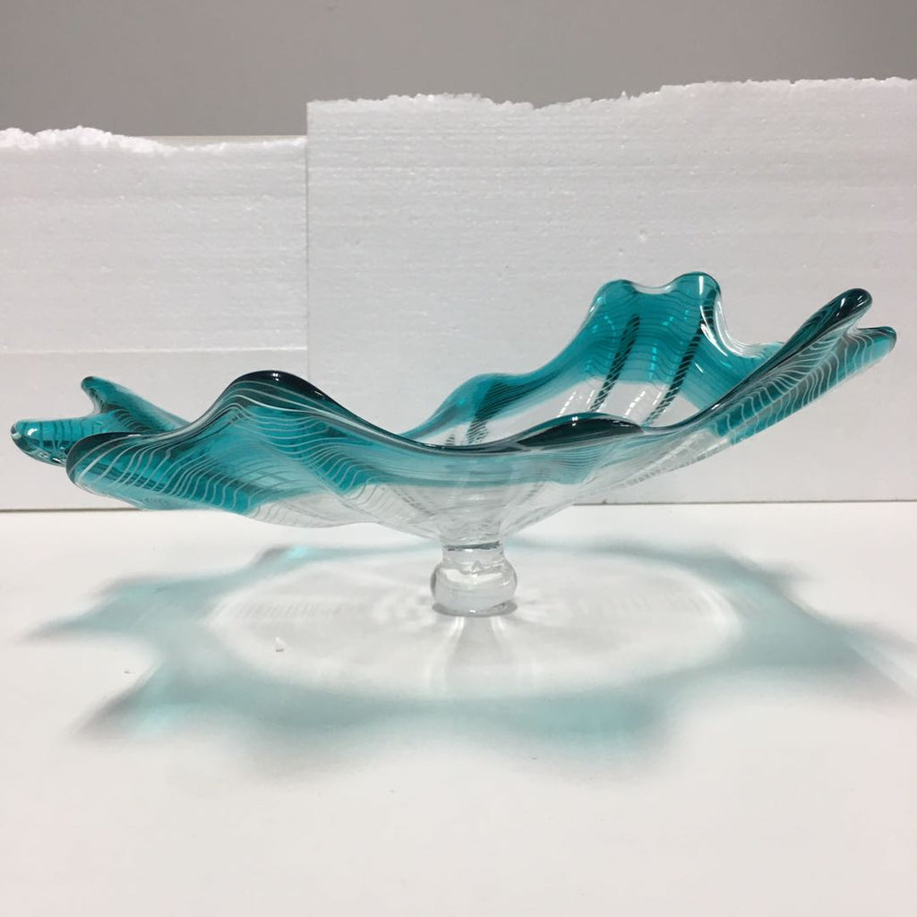 Hand Blown Murano Glass Wall Plates Wall Flowers Wall Decor for Wall Decoration