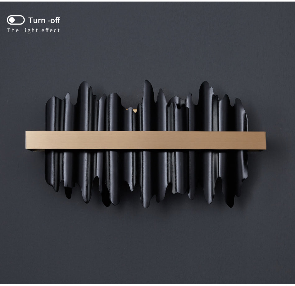 Modern Black Metal LED Wall lamp