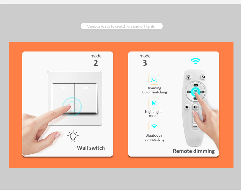 Modern Ceiling Light Flush Mount Dimmable Remote Control Flower Floral