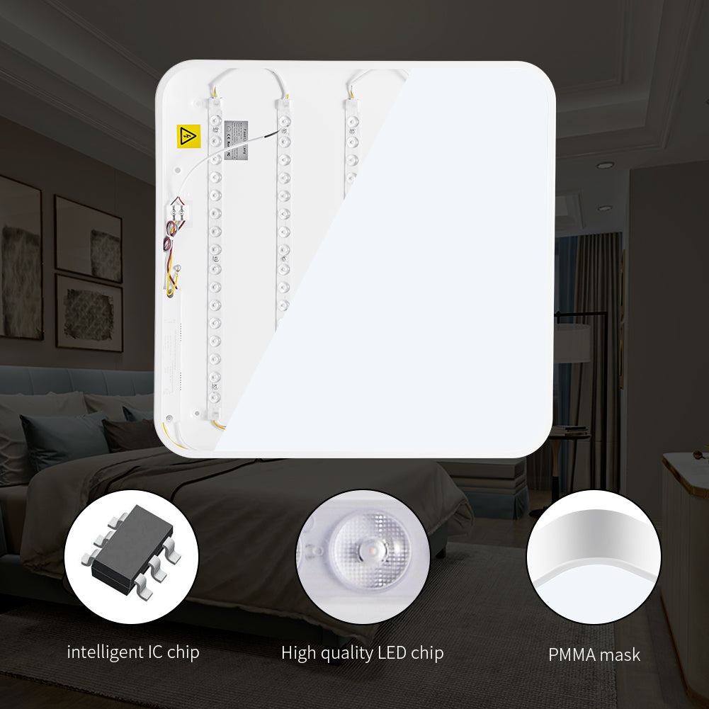 Modern Ceiling Light Square LED Chips Household Ultra Thin