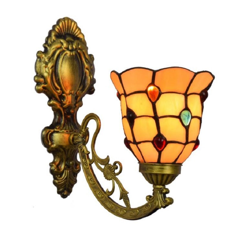 tiffany style wall light