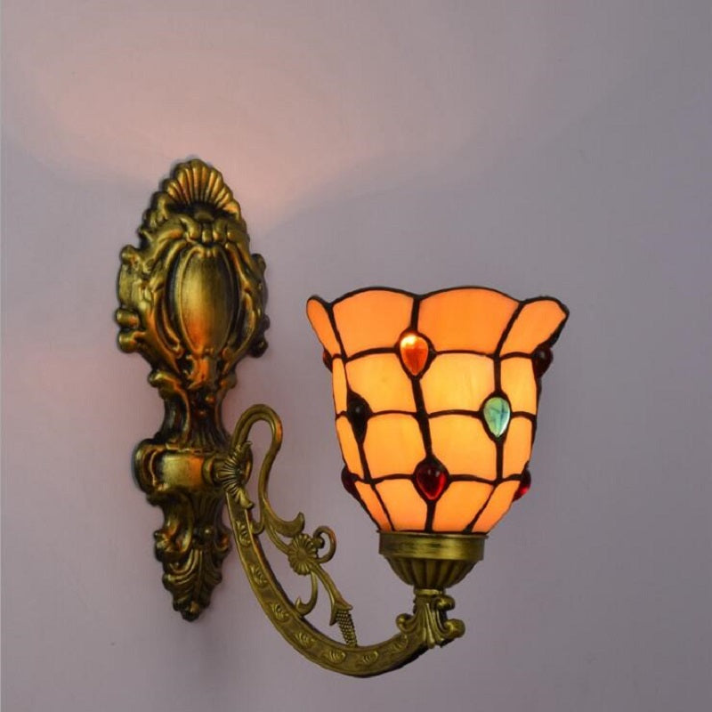 tiffany style wall light