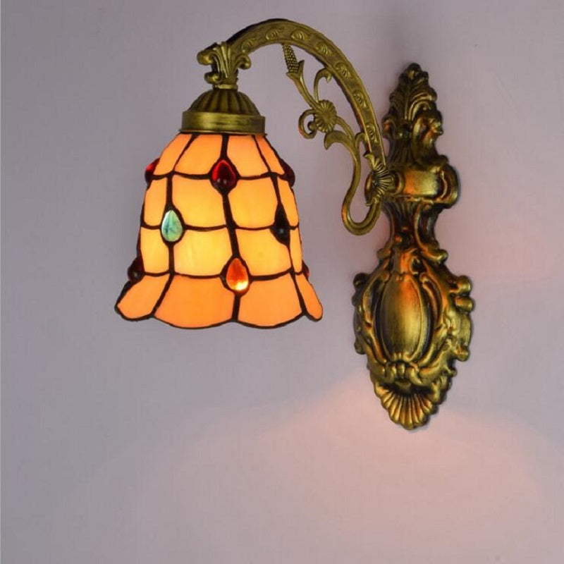 tiffany style wall light