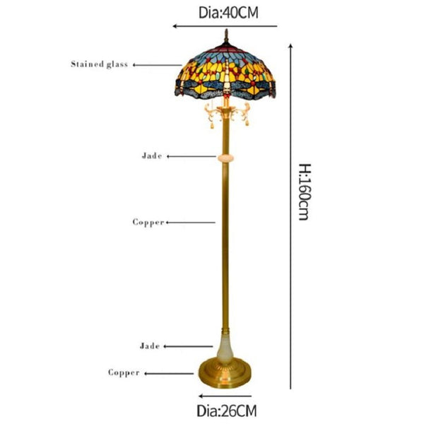 stained glass floor lamp