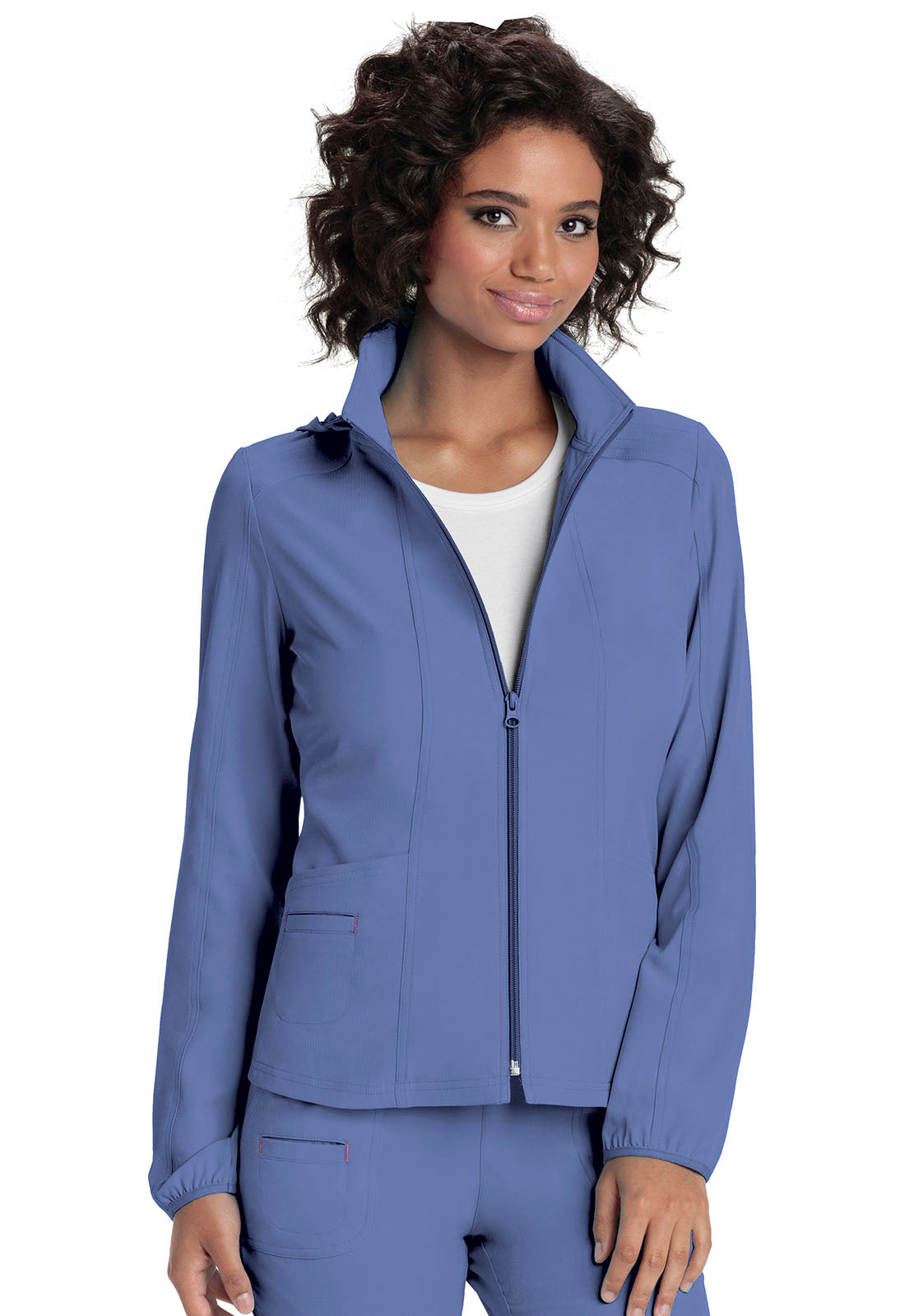 Heart & Soul Zip Front Warm Up Jacket (13 Colors)