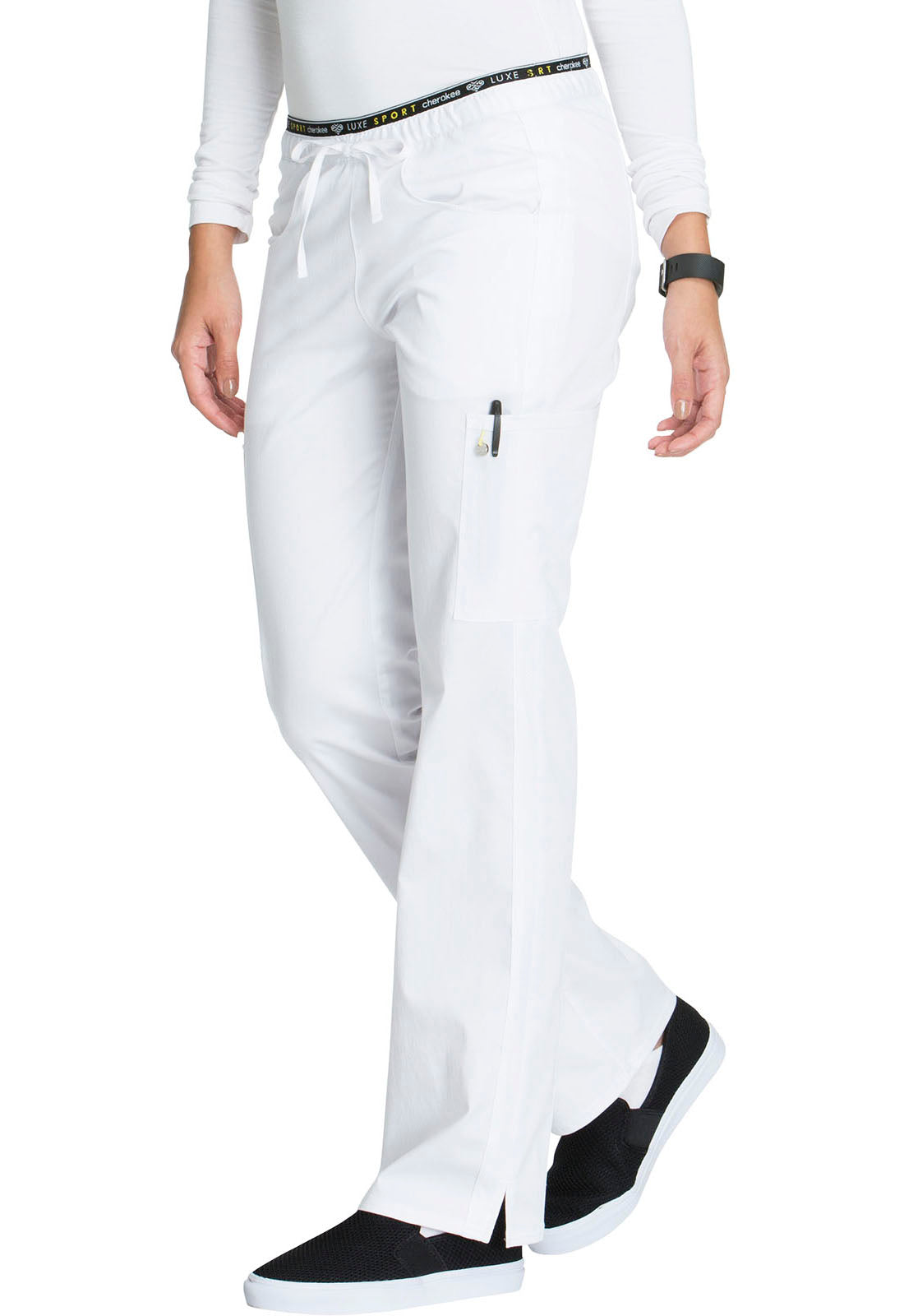 Cherokee Luxe Sport Straight Leg Pull On Pants (Regular Length)