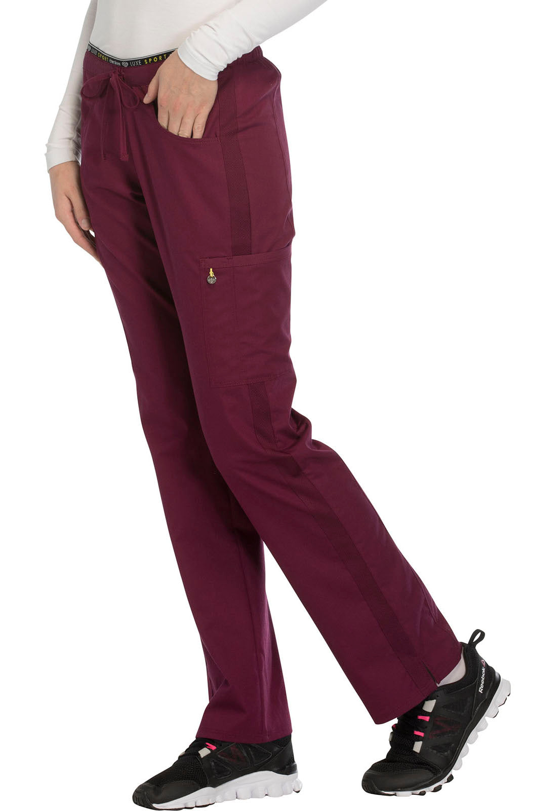 Cherokee Luxe Sport Straight Leg Pull On Pants (Regular Length)