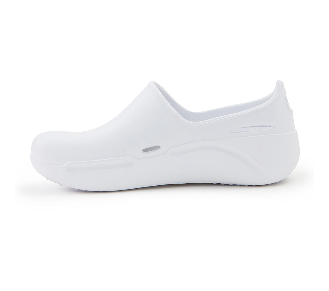 White Anywear Footwear Streak Slip On Shoes