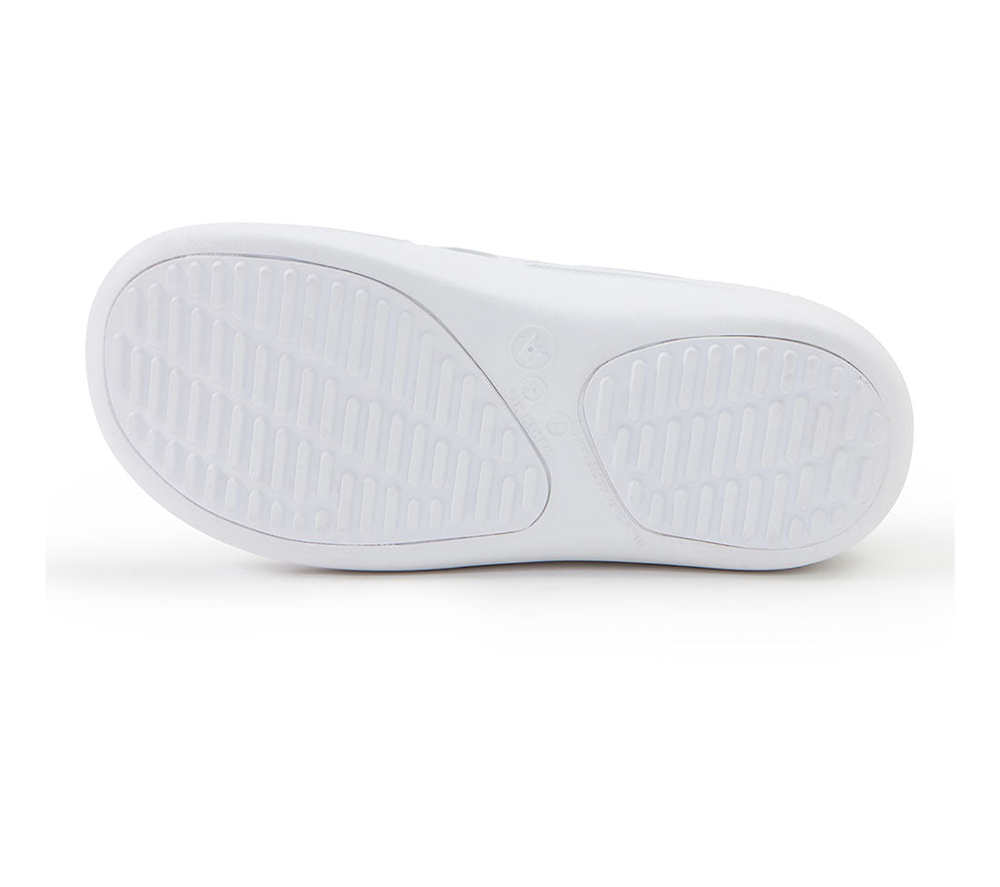 White Anywear Footwear Streak Slip On Shoes