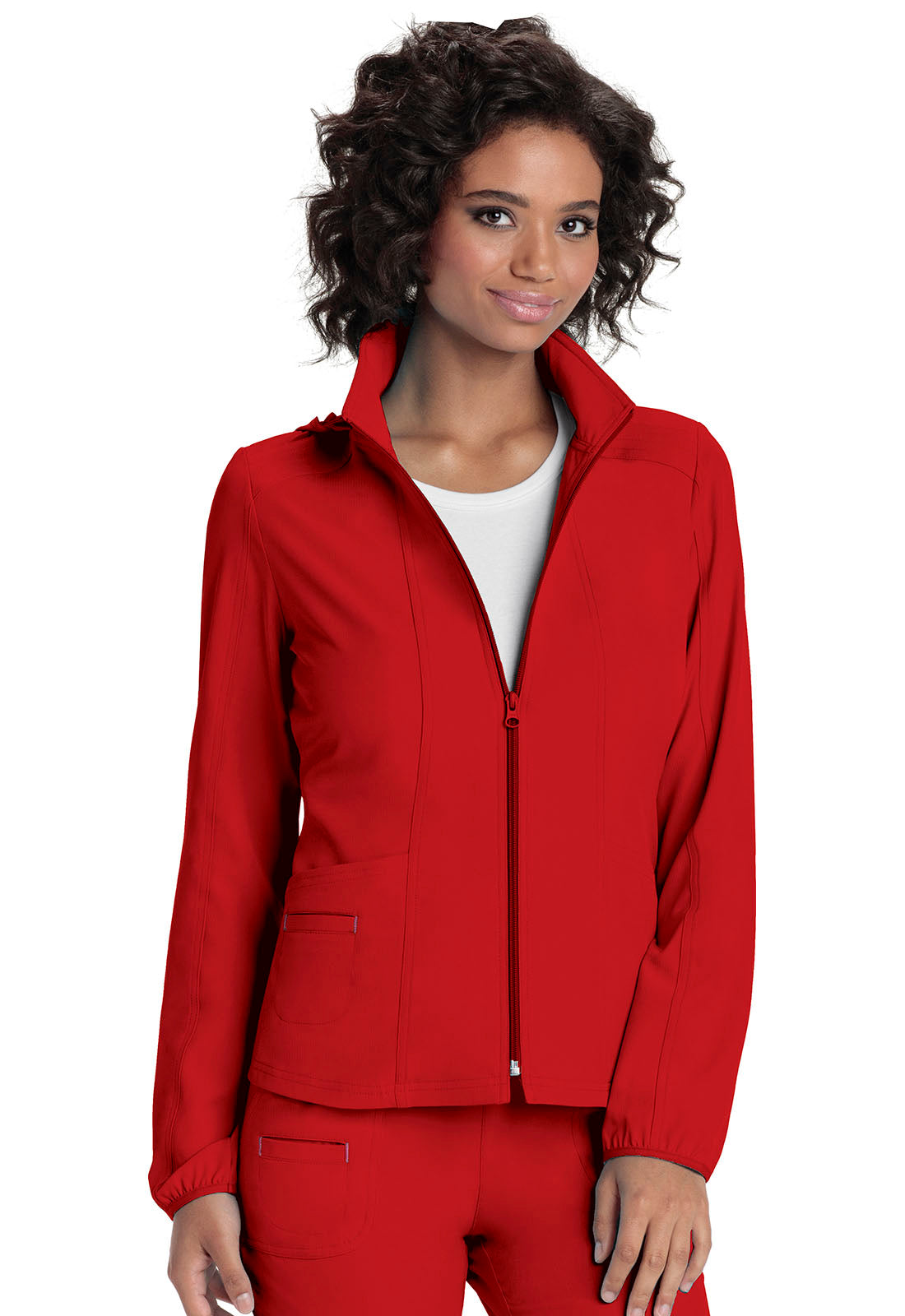 Heart & Soul Zip Front Warm Up Jacket (13 Colors)