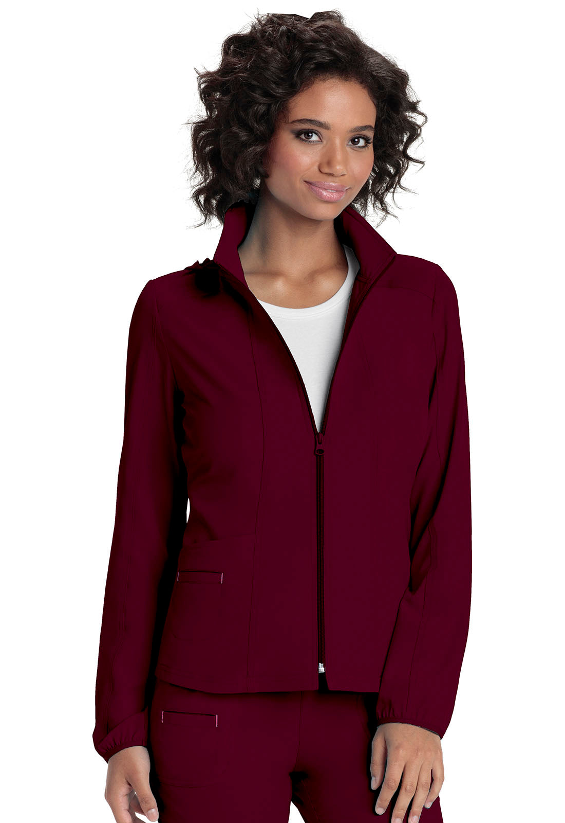 Heart & Soul Zip Front Warm Up Jacket (13 Colors)